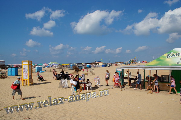 Курортный район Витязево пляж